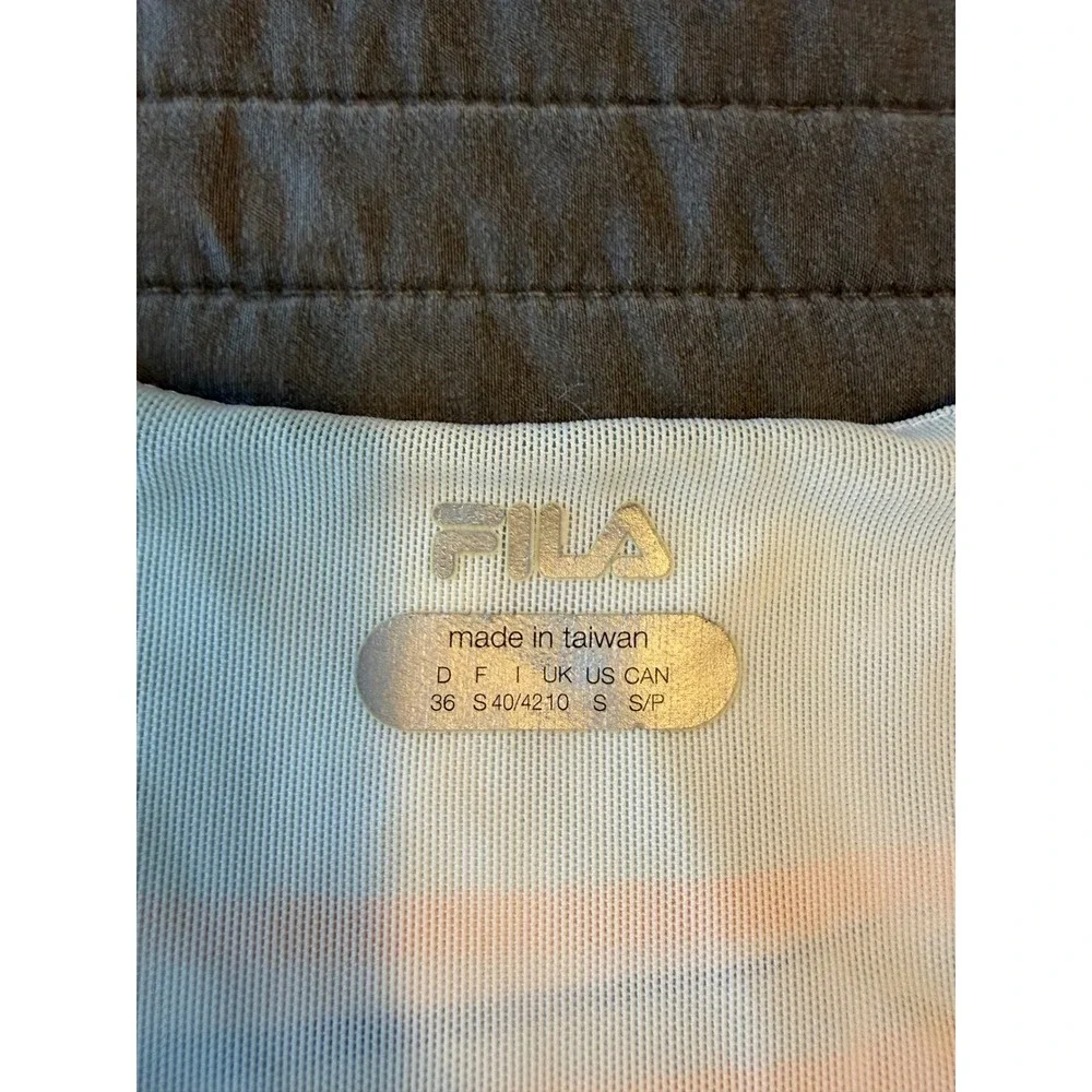 Fila Womens Light Blue Tennis Dress Racerback Built-in Size S Sporty Athletic - Picture 3 of 9